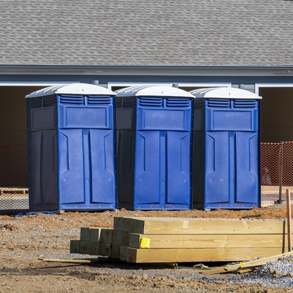 are there any restrictions on what items can be disposed of in the porta potties in Monroe North WA